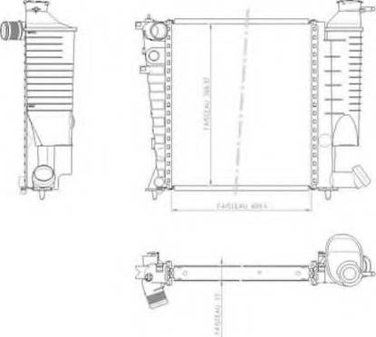 Ordonez 1020846809 - Радиатор, охлаждение двигателя autospares.lv