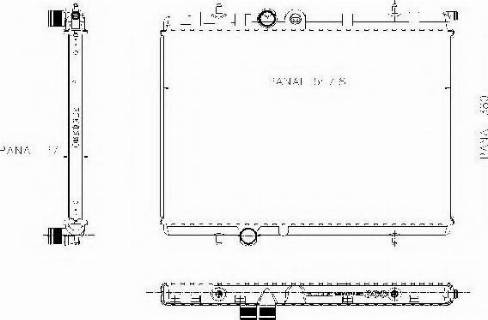 Ordonez 1020808815 - Радиатор, охлаждение двигателя autospares.lv