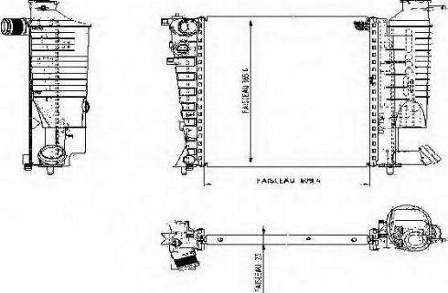 Ordonez 1020832809 - Радиатор, охлаждение двигателя autospares.lv