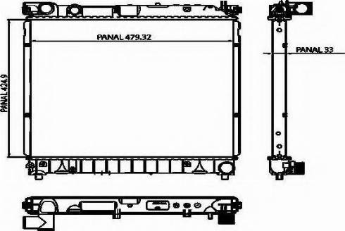 Ordonez 1020871803 - Радиатор, охлаждение двигателя autospares.lv