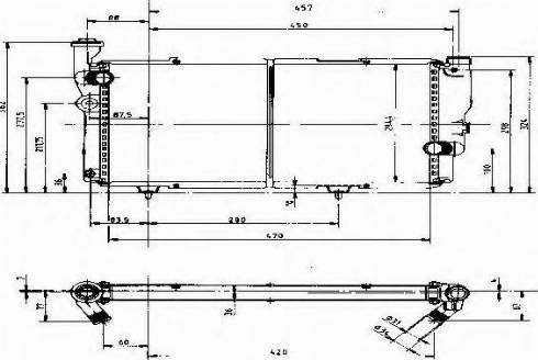 Ordonez 1020291808 - Радиатор, охлаждение двигателя autospares.lv