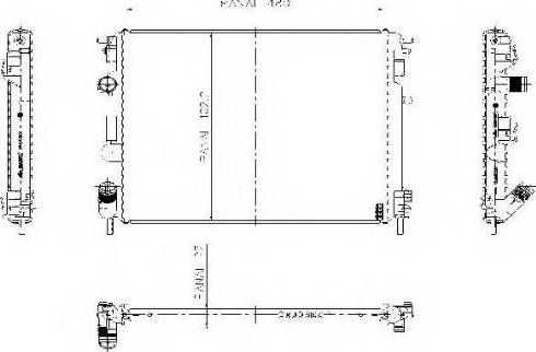 Ordonez 1020790803 - Радиатор, охлаждение двигателя autospares.lv