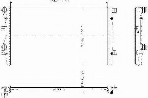 Ordonez 1020789809 - Радиатор, охлаждение двигателя autospares.lv