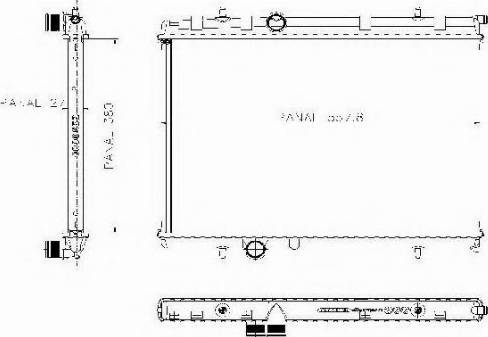 Ordonez 1020735815 - Радиатор, охлаждение двигателя autospares.lv