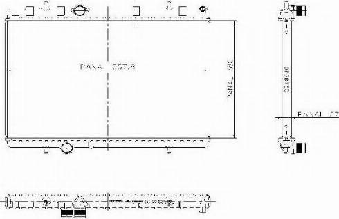 Ordonez 1020771815 - Радиатор, охлаждение двигателя autospares.lv