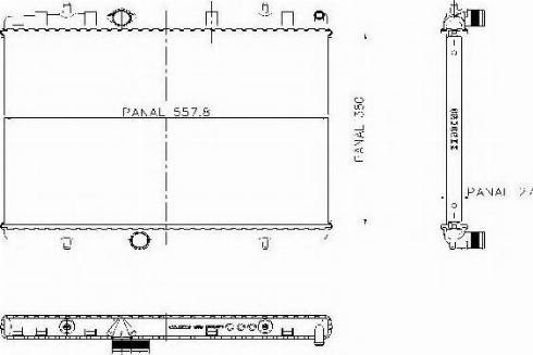 Ordonez 1020773815 - Радиатор, охлаждение двигателя autospares.lv