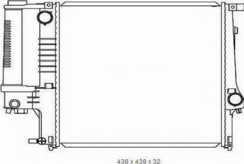 Ordonez 2065011 - Радиатор, охлаждение двигателя autospares.lv