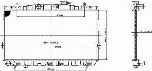 Ordonez 2066051 - Радиатор, охлаждение двигателя autospares.lv