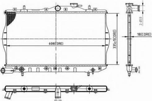 Ordonez 2066065 - Радиатор, охлаждение двигателя autospares.lv