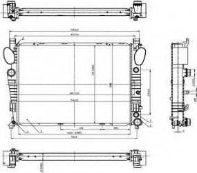 Ordonez 2066008 - Радиатор, охлаждение двигателя autospares.lv