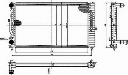 Ordonez 2066016 - Радиатор, охлаждение двигателя autospares.lv