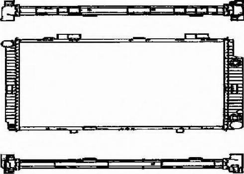 Ordonez 2060149 - Радиатор, охлаждение двигателя autospares.lv