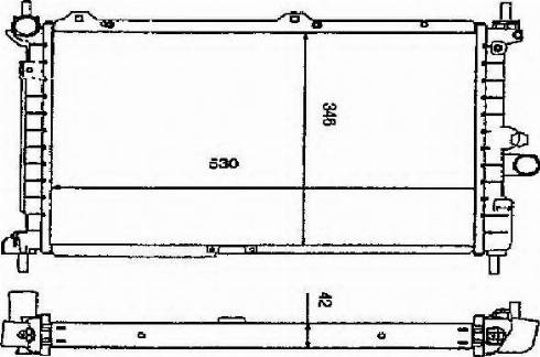 Ordonez 2060155 - Радиатор, охлаждение двигателя autospares.lv