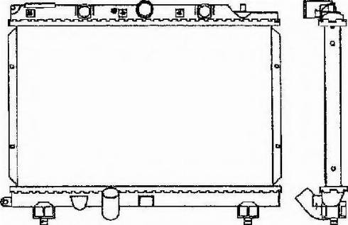 Ordonez 2060169 - Радиатор, охлаждение двигателя autospares.lv