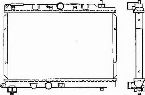 Ordonez 2060171 - Радиатор, охлаждение двигателя autospares.lv