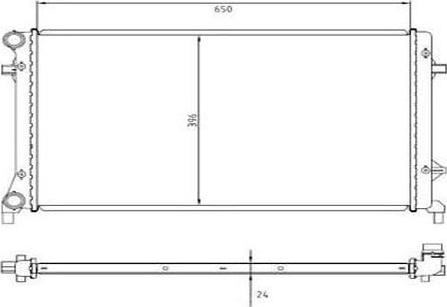 Ordonez 2060298 - Радиатор, охлаждение двигателя autospares.lv