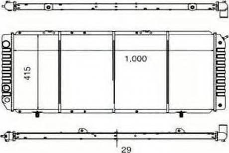 Ordonez 2060262 - Радиатор, охлаждение двигателя autospares.lv