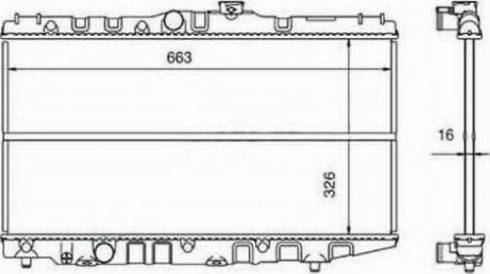 Ordonez 2060218 - Радиатор, охлаждение двигателя autospares.lv