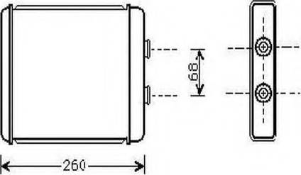 Ordonez 2061921 - Теплообменник, отопление салона autospares.lv