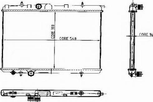 Ordonez 2062025 - Радиатор, охлаждение двигателя autospares.lv