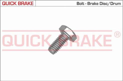 OJD Quick Brake 4904 - Болт, корпус скобы тормоза autospares.lv