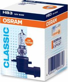 Osram 9005 - Лампа накаливания, фара дальнего света autospares.lv