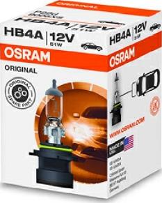Osram 9006XS - Лампа накаливания, фара дальнего света autospares.lv