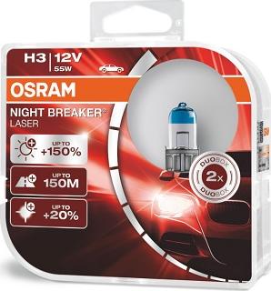Osram 64151NL-HCB - Лампа накаливания, фара дальнего света autospares.lv