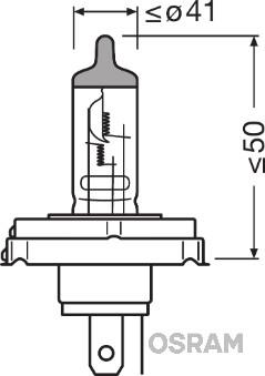 Osram 64183-01B - Лампа накаливания, фара дальнего света autospares.lv