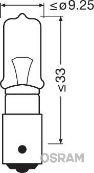 Osram 64138 - Лампа накаливания, фонарь указателя поворота autospares.lv