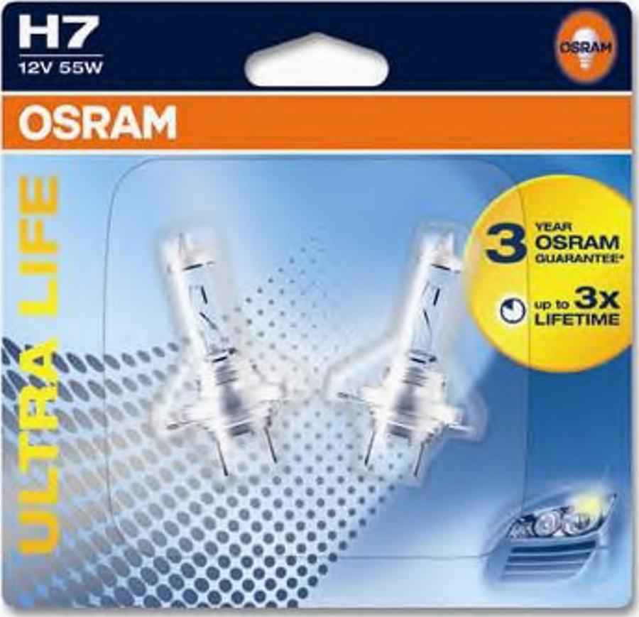 Osram 64210ULT-02B - Лампа накаливания, фара дневного освещения autospares.lv