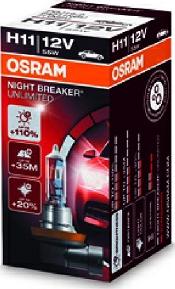 Osram 64211NBU - Лампа накаливания, фара дальнего света autospares.lv