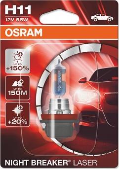 Osram 64211NL-01B - Лампа накаливания, фара дальнего света autospares.lv