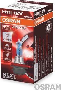 Osram 64211NL - Лампа накаливания, фара дальнего света autospares.lv