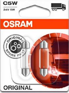 Osram 6423-02B - Лампа накаливания, фонарь освещения номерного знака autospares.lv