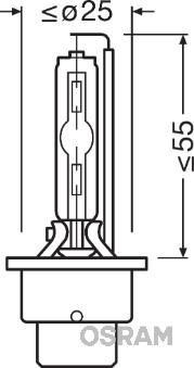 Osram 66240XNB - Лампа накаливания, фара дальнего света autospares.lv