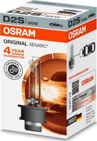 Osram 66240XENARC - Лампа накаливания, основная фара autospares.lv