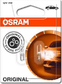 Osram 2722-02B - Лампа накаливания, освещение щитка приборов autospares.lv