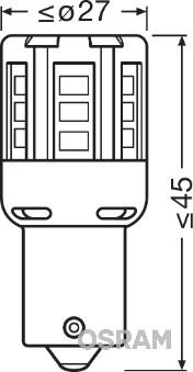 Osram 7457YE-02B - Лампа накаливания autospares.lv