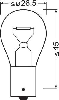 Osram 7511TSP - Лампа накаливания, фонарь указателя поворота autospares.lv