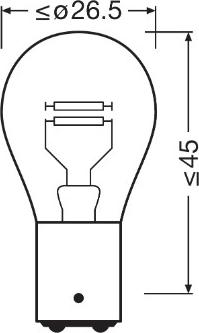 Osram 7537TSP - Лампа накаливания, фонарь указателя поворота autospares.lv