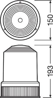 Osram RBL101 - Проблесковый маячок autospares.lv