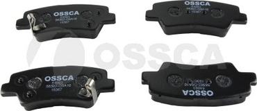 OSSCA 51093 - Тормозные колодки, дисковые, комплект autospares.lv