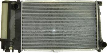 OSSCA 09583 - Радиатор, охлаждение двигателя autospares.lv