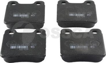 OSSCA 05974 - Тормозные колодки, дисковые, комплект autospares.lv