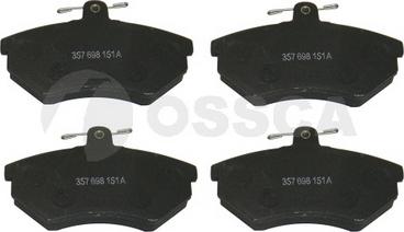 OSSCA 00549 - Тормозные колодки, дисковые, комплект autospares.lv