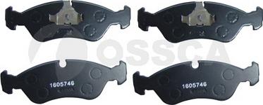 OSSCA 03308 - Тормозные колодки, дисковые, комплект autospares.lv