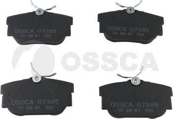 OSSCA 07385 - Тормозные колодки, дисковые, комплект autospares.lv