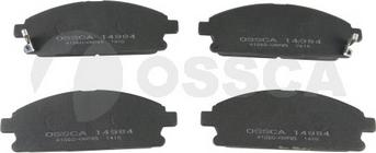 OSSCA 14984 - Тормозные колодки, дисковые, комплект autospares.lv
