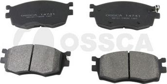 OSSCA 14741 - Тормозные колодки, дисковые, комплект autospares.lv